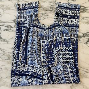 Félicité Printed Loose Semi-Sheer Jumpsuit